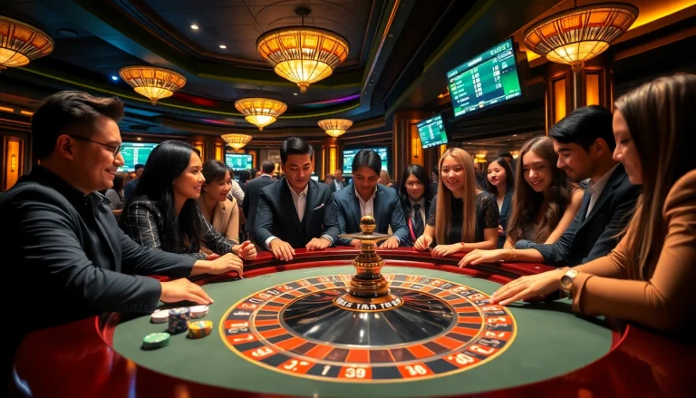Immerse yourself in the vibrant atmosphere of tỷ lệ bóng đá kèo nhà cái where gamblers engage with thrilling sports betting.