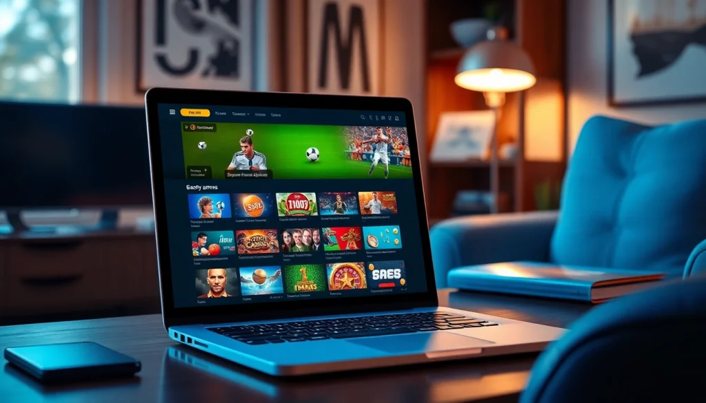 Explore sports betting options on 8xbet.com.se with a modern online gaming interface.